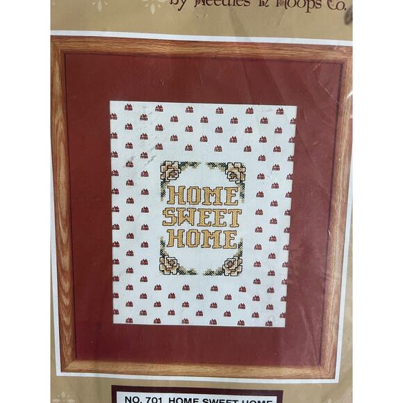 home sweet home cross stitch kit - Picture 2 of 4
